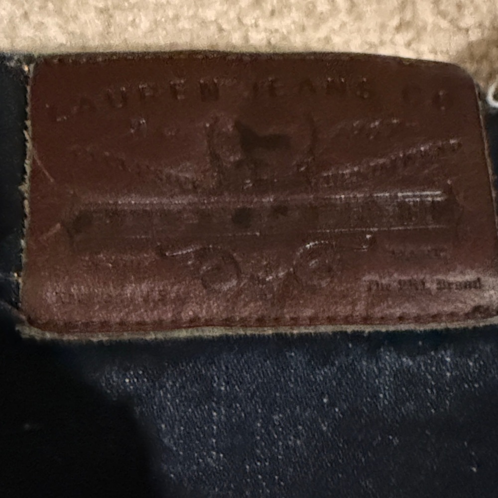 Lauren Ralph Lauren Dark Blue Ankle Jeans - Picture 10 of 13